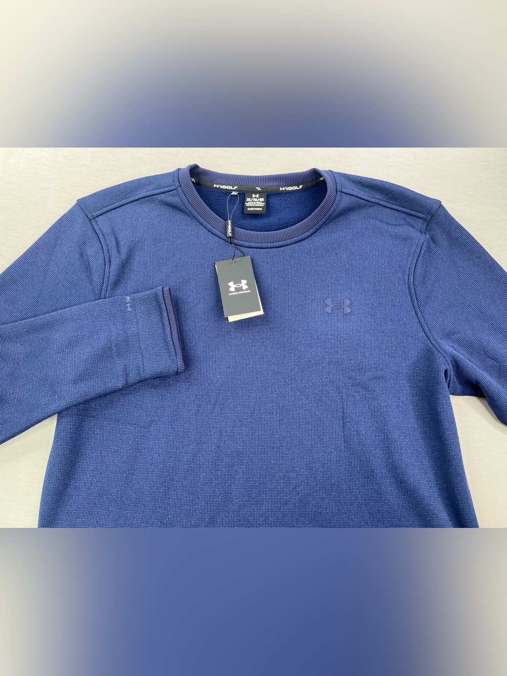 UNDER ARMOUR UA FLEECE STORM CREWNECK MENS GOLF SWEATSHIRT